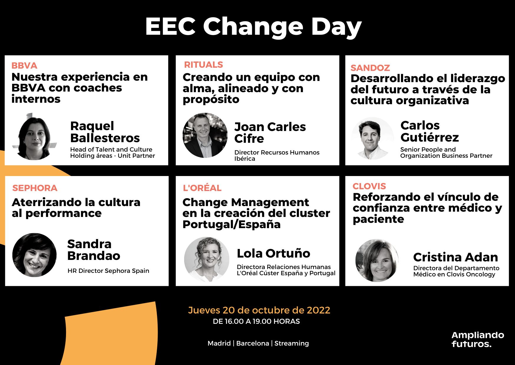 Ponentes EEC Change Day 2022